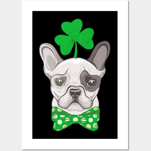 Funny Bulldog lover for irish - saint patrick best Posters and Art